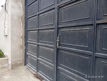 Ev və bağ: Dəmir Həyət darvazası, Mexaniki, Qapı ilə, rəng - Qara — 4