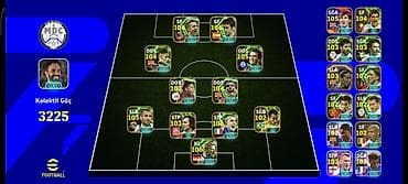 EFootball hesabı – güclü komandaya sahib oyun daxili heyət və taktik