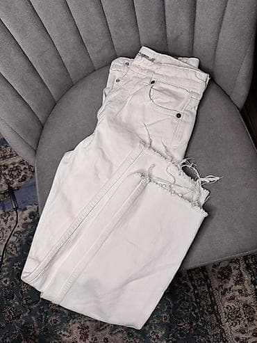 Baş geyimləri: Cins şalvar, Mango — 3