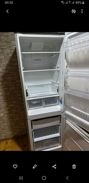 xaladenik satışı: İşlənmiş 2 qapılı Indesit Soyuducu Satılır, rəng - Boz — 2