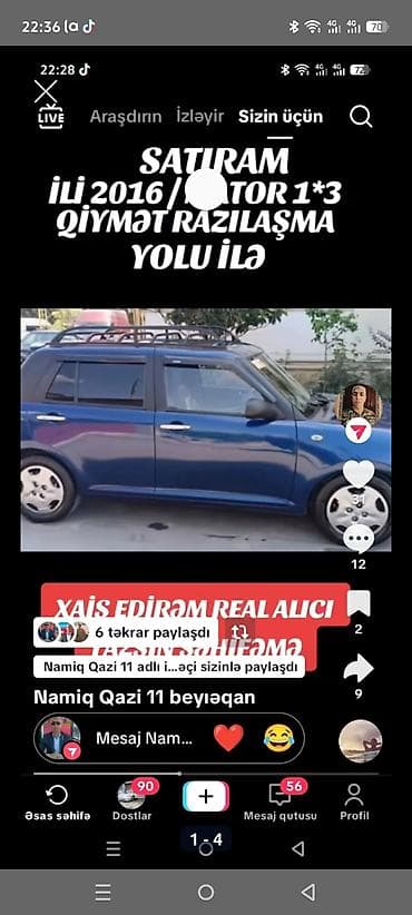 ucuz niva satilir: LIFAN X50: 1.3 л | 2016 г. Кроссовер — 1