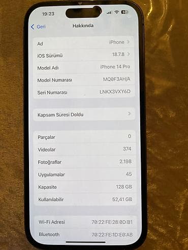 Мобильные телефоны и аксессуары: IPhone 14 Pro, 128 ГБ, Deep Purple — 3