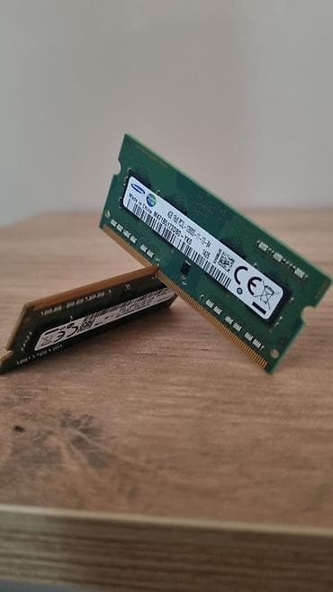 isti: Operativ yaddaş (RAM) Samsung, 4 GB, 1600 Mhz, DDR3, Noutbuk üçün, İşlənmiş — 1