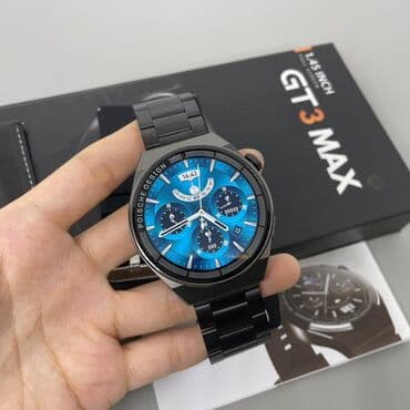 smart watch 7 qiymeti: Smart Saat 3 kəmərli *Porsche Design GT-3 MAX* Zəng etmək - — 1