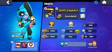 Brawl Stars hesabı - Profil ID: #2VQGULOVO - Kupa: 14,891 (mövsüm