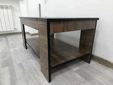 panel mebel: Taxta teksturalı jurnal stolu Ölçülər : - Uzunluq: 90sm - Hündürlük — 3