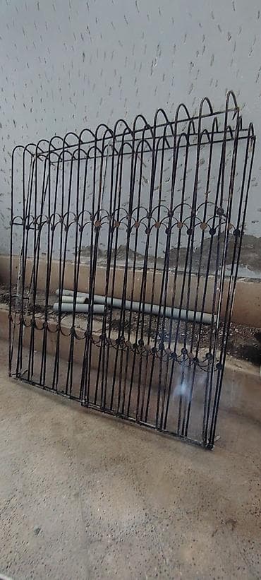 pencere sekilleri: Metalkonstruksiya pəncərə barmaqlığı - Material: qalın dəmir — 3