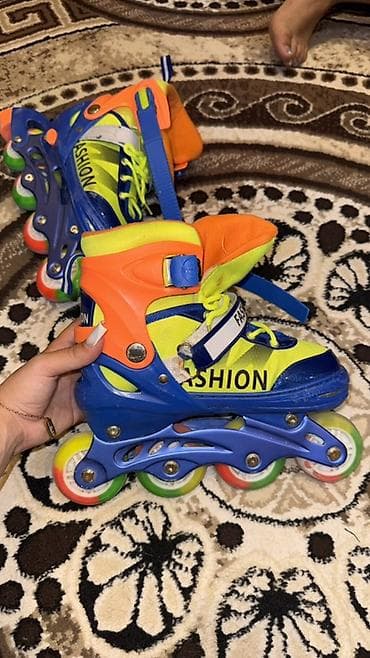 səs platası: Uşaq üçün tənzimlənən təkərli konki (roller skates) - Rəng — 5