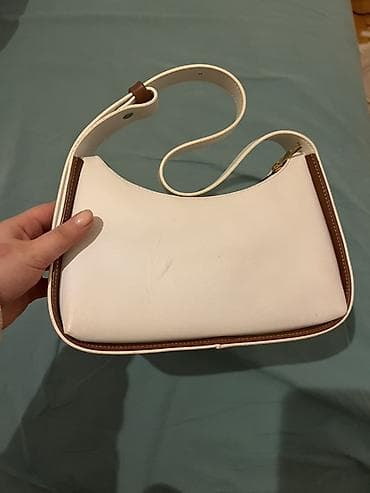 Женская одежда: Ağ rəngli çiyin/handbag – RIMENSE - Material: süni dəridən ağ korpus — 2