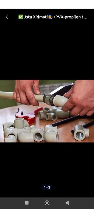 Digər tikinti xidmətləri: Peşəkar santexnika xidməti Təqdim olunan işlər: - Su, kanalizasiya və — 4