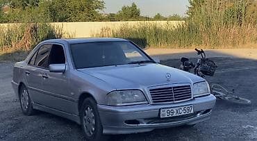 opel vectra b: Mercedes-Benz C-Class sedan (W202), gümüşü rəng. 2.4V mator qiymetde — 6