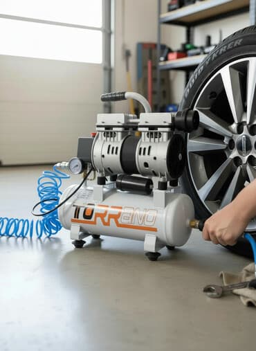 Laqondalar: TORRANO yağsız hava kompressoru - Brend/Model: TORRANO, Oilfree Air — 1