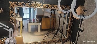 Güzgülü vizaj/kamera çəkiliş dəsti - Böyük dekorativ çərçivəli divar