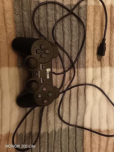 Ucom simli oyun pulti - Bağlantı: USB kabel (kompüter və uyğun oyun