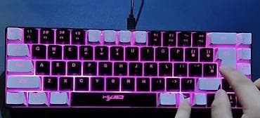 keycap: RGB işıqlı mexaniki klaviatura – kompakt 60%/65% ölçü (ox düymələri və — 7
