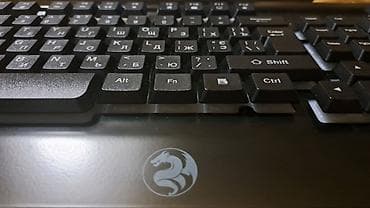 processor core i7: 2E Gaming KG320, Oyun Klaviaturası 3-4 dəfə istifadə olunub, LED — 3