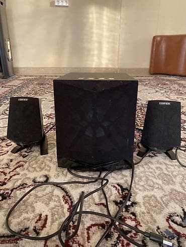 ses dinamikleri: Edifier X230 2.1 multimedya akustik sistemi - Komplekt: subvufer + 2 — 1