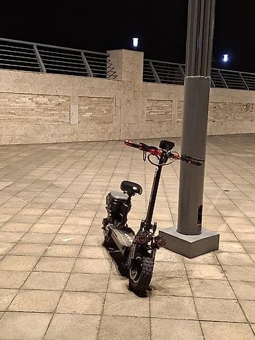 3 tekerli velosiped type 1: Elektrik skuter – off-road təkərlər və oturacaqlı - Güclü — 5