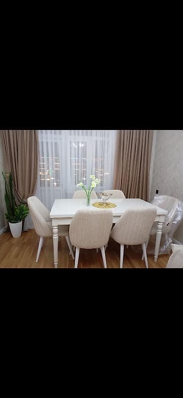 Qonaq otağı üçün, Açılmayan, Dördbucaq masa, 6 stul lalafo.az -da Qonaq otağı üçün, Açılmayan, Dördbucaq masa, 6 stul