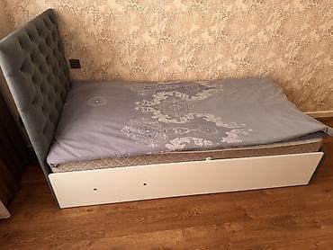 stapel parcalar: Təknəfərlik çarpayı, Bazalı, Matras ilə, Siyirməsiz, Azərbaycan — 3