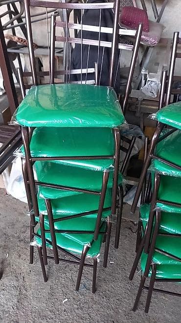 Restoran mebeli: Kafe və restoranlar üçün 4 nəfərlik 6 nəfərlik 8 nəfərlik stul və — 4