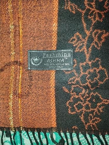 bas: Pashmina ASHMA şərfi - Material tərkibi etiketdə: woolen, acrylic — 2