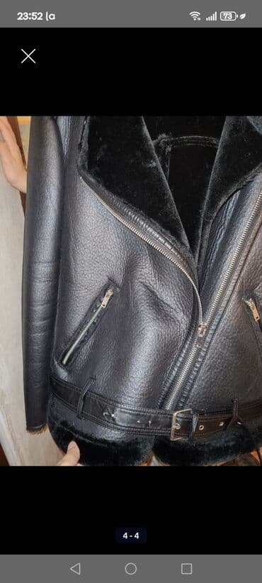 nişan geyimi: Material: teksturalı qara dərini xatırladan üst qat, içi və yaxası tam — 4