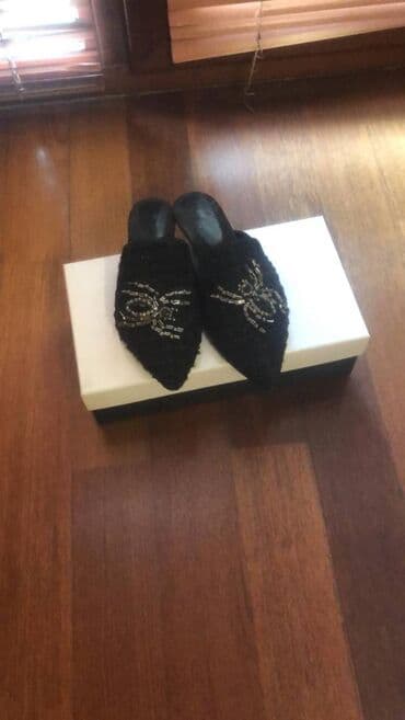 Sabo, Ölçü: 38, rəng - Qara, İşlənmiş