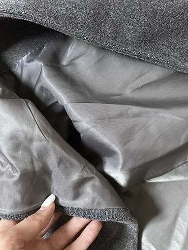 maxmara: Palto, Max Mara, L, rəng - Boz — 5