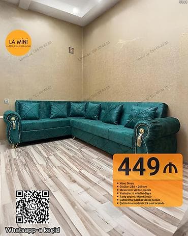 zerif cay: Künc divan, Açılan, Bazalı, Şəhərdaxili pulsuz çatdırılma — 1