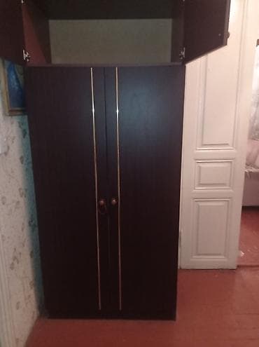 dolab islenmis: İşlənmiş, 4 qapılı, Qəhvəyi, Digər material, Açılan, Düz dolab — 3