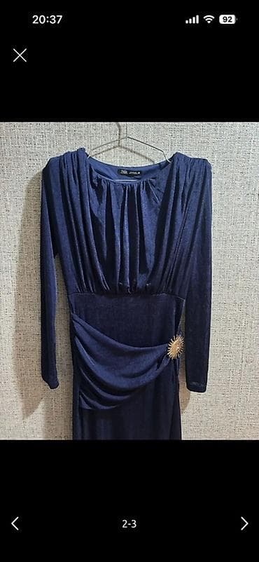 Женская одежда: Вечернее платье, Макси, Zara, M — 2