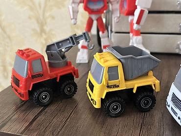 balaca təkər: Uşaq oyuncaqları – mini tikinti maşınları dəsti Təsvir: - Kiçik — 1