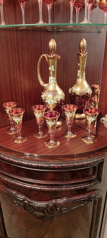 Süfrə qab-qacaqı: Rümkalar, rəng - Qırmızı — 1