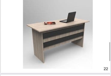 белый офисный стол: Для сотрудника, Прямоугольный стол — 1