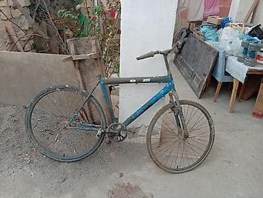 velosipedler satisi: Köhnə tip şəhər velosipedi – bərpa və ya ehtiyat hissə üçün - Polad — 1