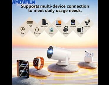 Proyektorlar: Yeni Portativ Proyektor Pulsuz çatdırılma — 2