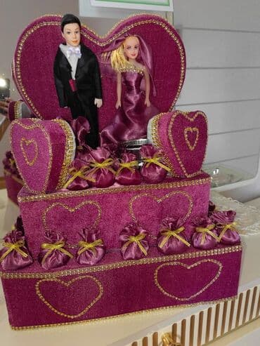 ikinci əl xoncalar: Xonçalar bircə dəfə toyda istifadə olunub. Bir ədədi 45 AZN alınıb 35 — 2