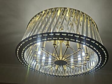 gece lampası: Çılçıraq, 10 və daha çox lampa, Xrustal — 7