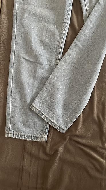 uzun don: MADE IN TÜRKİYE 26 Bədən. Məhsul: Qadın “mom fit” cins şalvar - Rəng — 4