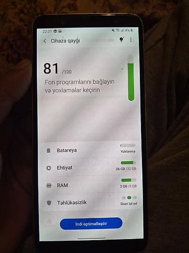 16: Samsung Galaxy A6 Plus, 32 GB, rəng - Qara, Barmaq izi — 2