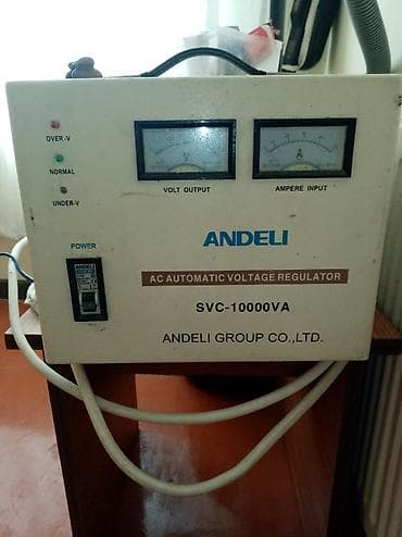 ANDELI SVC-10000VA – AC Automatic Voltage Regulator Xüsusiyyətlər: -