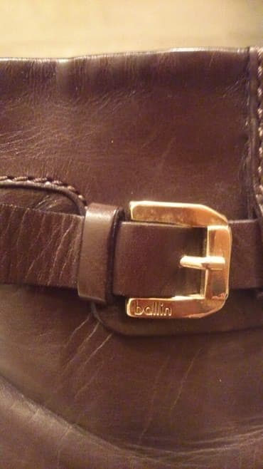 botlar: Ölçü: 39, rəng - Qəhvəyi, Yeni — 7