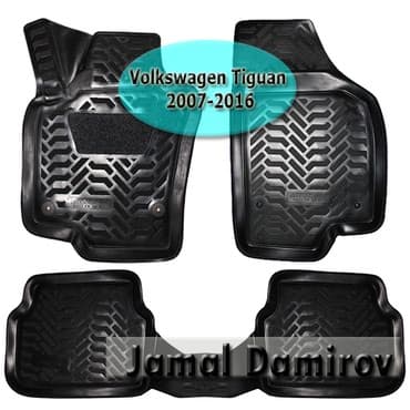 monitor masin ucun: Volkswagen Tiguan 2007-2016 üçün poliuretan ayaqaltılar — 1