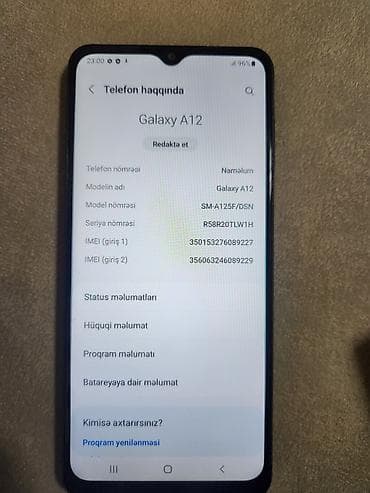 Samsung Galaxy A12, 64 GB, rəng - Qara, İki sim kartlı — 2
