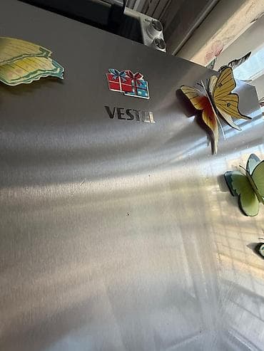 samsung level u: Vestel soyuducu - Rəng: metalik (inox) - Tip: iki kameralı model – — 2