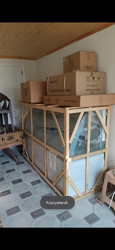2200₼ hazır biznes yeni upakovka vitrin soyuducu 3 goz doner aparati