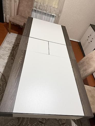 bar stolu: Ideal mdf yemek masası (endırım olacag) - Mexanizm: Ortadan açılıb — 2