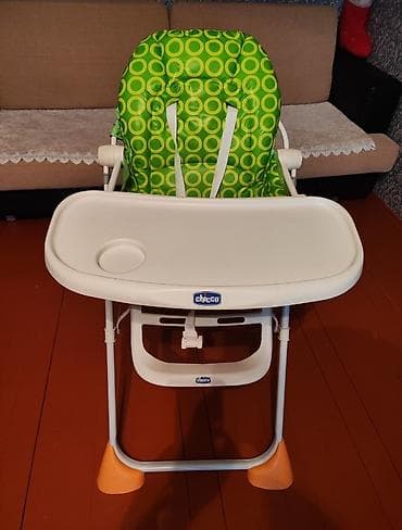 Uşaq dünyası: Chicco uşaq yemək stulu - Brend: Chicco - Rəng: ağ konstruksiya — 3