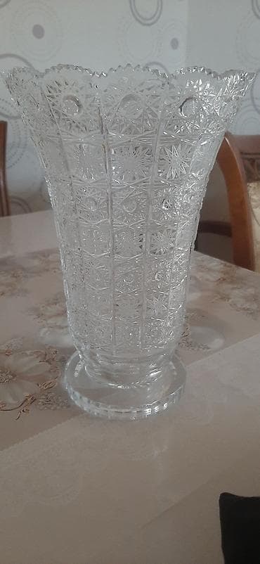 gül stendi: Vaza dəsti, Xrustal — 5